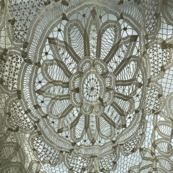 Vintage Victorian Curtain & Valance & Back Sheer 3 Pieces READ 2 window sets - Picture 4 of 13